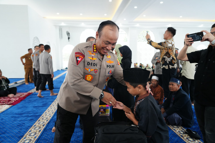 Kepala Desa Cibinong Dukung Pembangunan SMA Kemala Taruna Bhayangkara
