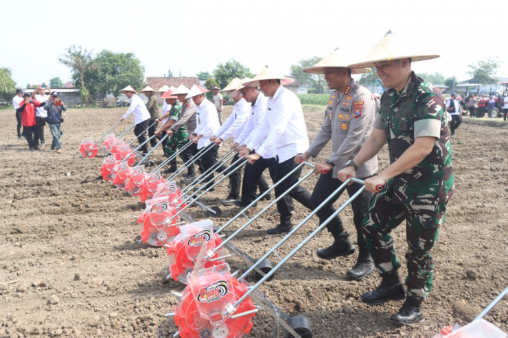 Imigrasi Surabaya dan Polresta Sidoarjo Kolaborasi Dukung Ketahanan Pangan Melalui Semarak Tanam Jagung
